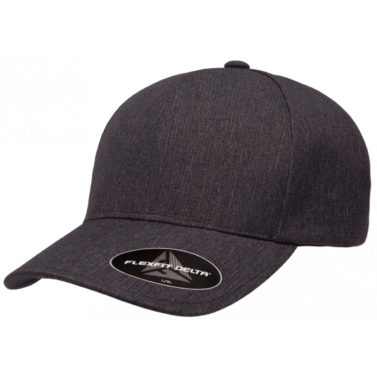 Кепка FlexFit 180 Delta Carbon Melange Charcoal