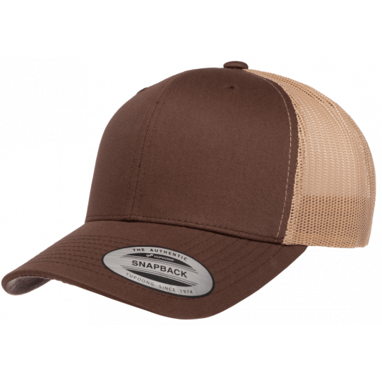 Кепка FlexFit 6606T Retro Trucker - Brown/Khaki Кепка FlexFit 6606T Retro Trucker - Brown/Khaki