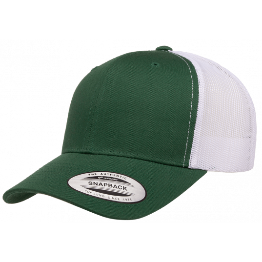 Кепка FlexFit 6606T Retro Trucker - Evergreen/White Кепка FlexFit 6606T Retro Trucker - Evergreen/White