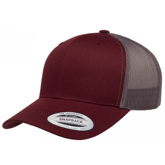 Кепка FlexFit 6606T Retro Trucker - Maroon/Grey Кепка FlexFit 6606T Retro Trucker - Maroon/Grey