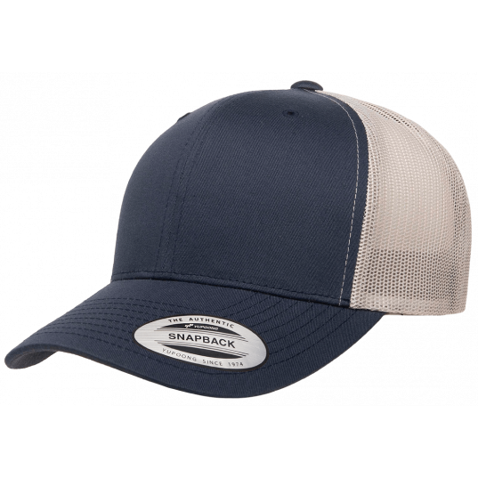 Кепка FlexFit 6606T Retro Trucker - Navy/Silver Кепка FlexFit 6606T Retro Trucker - Navy/Silver