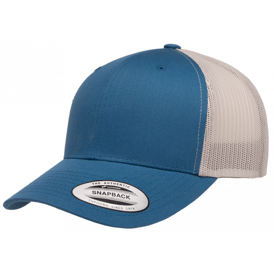 Кепка FlexFit 6606T Retro Trucker - Steel Blue/Silver Кепка FlexFit 6606T Retro Trucker - Steel Blue/Silver