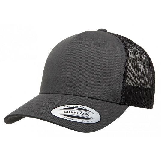 Кепка FlexFit 6506 Retro Trucker - Charcoal